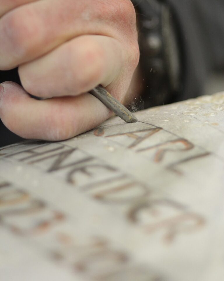 Inschrift gravieren